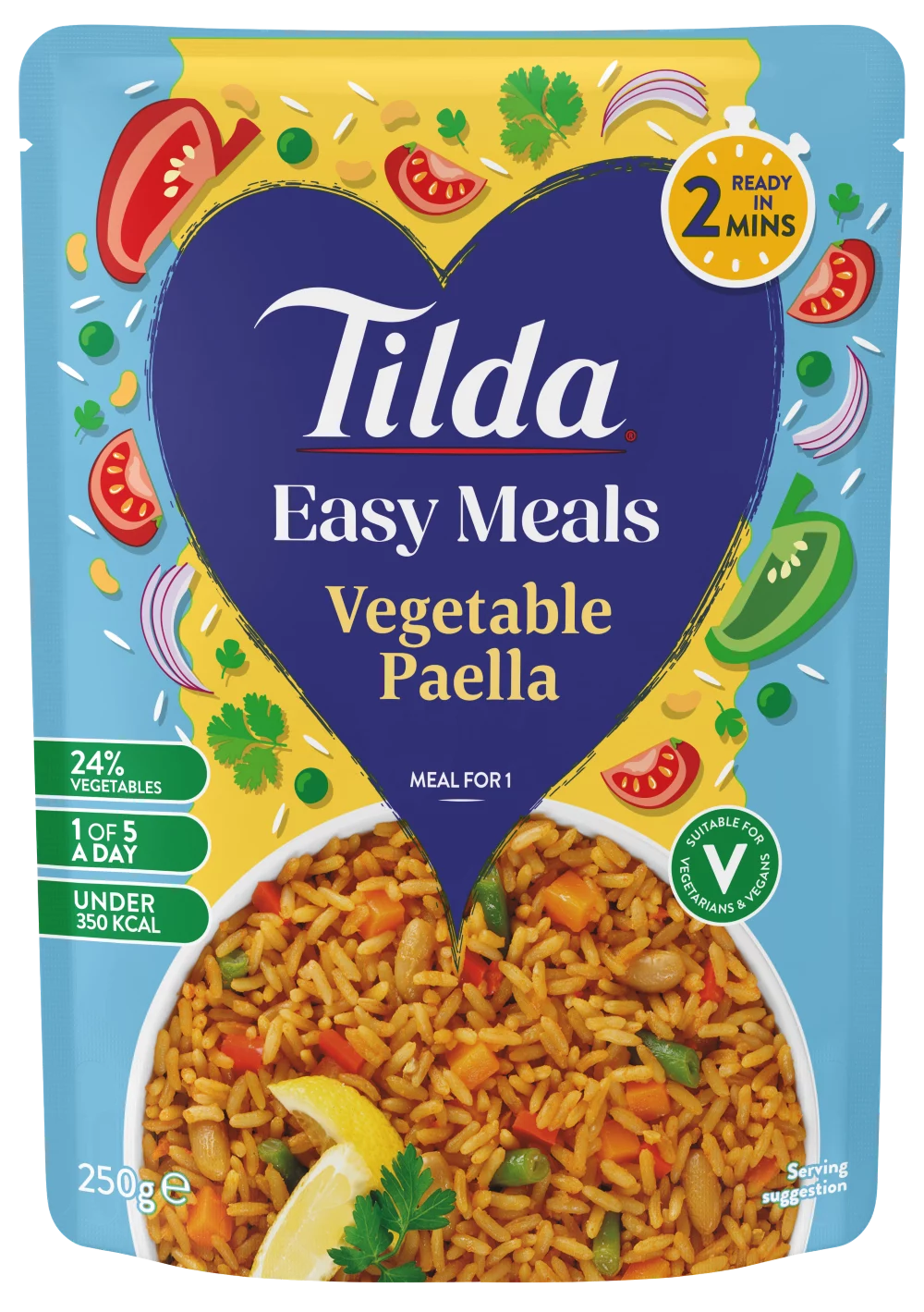 easy meals vegetable paella